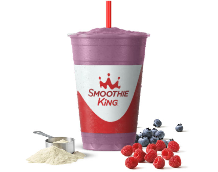 Smoothie King Power Meal Blueberry Raspberry