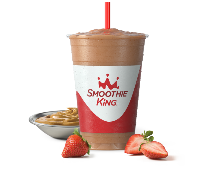 Smoothie King Peanut Power Plus Strawberry