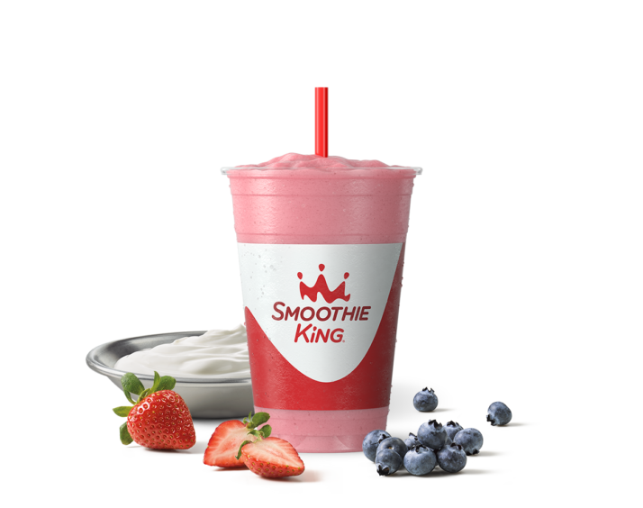 Smoothie King Strawberry Bluegurt Blitz